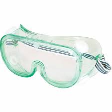 plastic frame anti fog chemical goggles