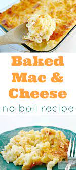 easy baked macaroni and cheese recipe