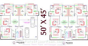 2200 Sq Ft Floor Plan Two Units 50