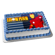 #spectacular spiderman #avengers earth's mightiest heroes #iron man armored adventures #the loud house #miraculous ladybug #code lyoko #steven universe #scooby. Iron Man Armored Adventures Edible Cake Topper Image Abpid52421 A Birthday Place