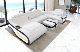 luxury sectional leather corner sofa