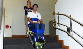 The easy glide track system distributes weight easily so the patient goes down the stairs smoothly without bumping or jerking. Evacuation Carrier Emergency Evacuation Chair Mckinley Elevator Emergency Evacuation Evacuation Emergency