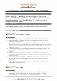 Maybe you would like to learn more about one of these? Adjunct Professor Resume Samples Qwikresume