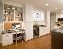 design a functional office in your kitchen