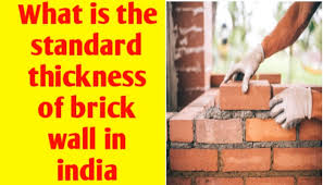 Standard Thickness Of Brick Wall