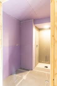 Bathroom Progress Purple Xp Drywall
