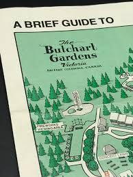 map of the butchart gardens victoria
