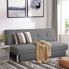 3 Seat Convertible Sofa Bed With 2