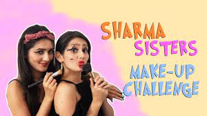 makeup challenge sharma sisters