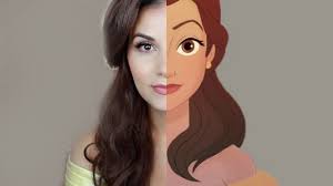 disney princess belle makeup tutorial