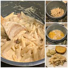 Close and tighten the pressure cooker lid and cook the chicken for 6 minutes on high. Instant Pot Crack Chicken Pasta The Cookin Chicks