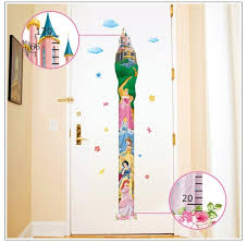 New Creative 3d Height Measure Growth Chart Fairy Tale Princess For Kids Girls Boys Rooms 7091 Diy Decoration Wall Stickers In Wall Stickers From Home