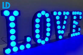 Led Letters For Wall Large Light Up