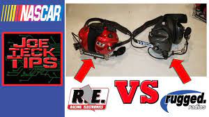 nascar r e headset vs rugged radios