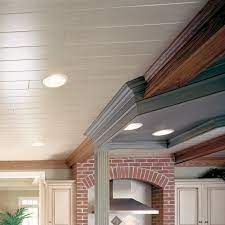 faux wood surface mount ceiling plank