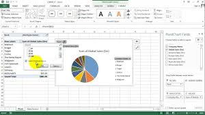 Excel 2013 Pivot Charts To Show Top 10 Or Top 20 Results