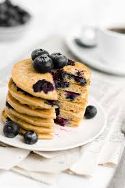 the ultimate healthy blueberry pancakes