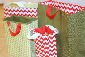 easy diy fabric gift bags