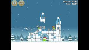 Angry Birds Seasons Season's Greedings 1-6 Walkthrough Christmas 2011 3  Star - YouTube