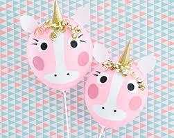 Includes horn, ears, eyes and shapes. Diy Pink Unicorn Balloons