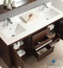 Double Sink Bathroom Vanity Wenge