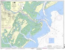 Noaa Nautical Chart 11512 Savannah River And Wassaw Sound