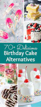 This cake uses some intriguing healthy alternatives like tahini, dates, nut milk and bananas. 70 Creative Birthday Cake Alternatives Hello Little Home