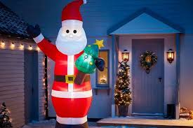 Off Their 10ft Inflatable Santa Just In