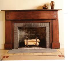 craftsman style mantel bookcases