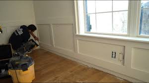 What about the corners though. Installing Wainscot Around A Window Youtube
