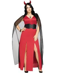 Devilicious Womens Devil Lucifer Plus Size Halloween Costume