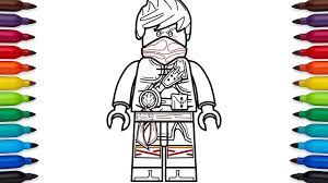 How to draw Lego Ninjago - Kai (Hands of Time) - coloring pages - YouTube