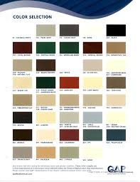 Color Charts For Autoclear Pcss Powder Coated Stainless