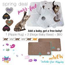 the ripple rug cat activity mat