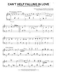 Elvis Presley "Can't Help Falling In Love [Jazz version]" Sheet Music PDF  Notes, Chords | Love Score Piano Solo Download Printable. SKU: 364592