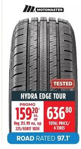 Motomaster Hydra Edge Tour Tires Offer