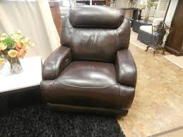 Simon Li Power Leather Recliner At The