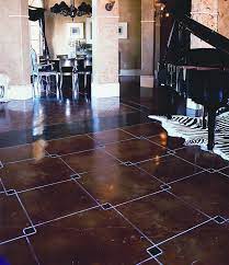 acid staining concrete give floors a