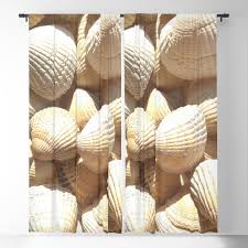 Sea Shells Collection Blackout Curtain By Yoursparklingshop