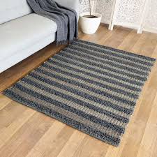 indian handloomed striped jute area rug