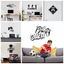 Photo wall murals are nothing but murals for walls linked to printed photographs published as logjam coverings. Carved Gamer Vinyl Wall Sticker Game Room For Kids Room Decoration Wall Murals Boys Bedroom Decor Gaming Poster Wallpaper Big Discount 32d339 Lindasnaglar