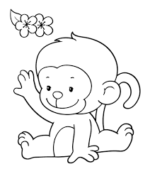 Okul oncesi maymun boyama sayfas? Top 25 Free Printable Monkey Coloring Pages For Kids