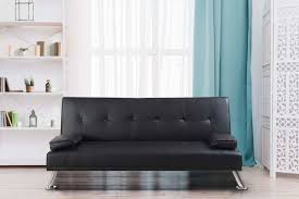 merlot faux leather italian style sofa