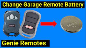 genie garage door opener fob remote