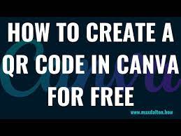 how to create a qr code in canva for