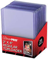 Magazines, pennants, programs, photos and game tickets visible, clean and protected from fraying edges and crumpled corners. Amazon Com 25 Ultra Pro 3 X 4 Top Loader Card Holder For Baseball Football Basketball Hockey Golf Single Sports Cards Top Loads Sportcards Card Collecting Supplies Sports Outdoors