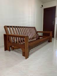 solid wooden sofa bed frame furniture