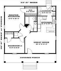 House Plan 64556 With 1007 Sq Ft 2