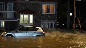 Saint Michel Leaves Flooded Basements