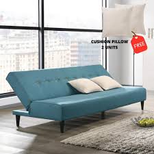 kogi fabric sofa bed blue